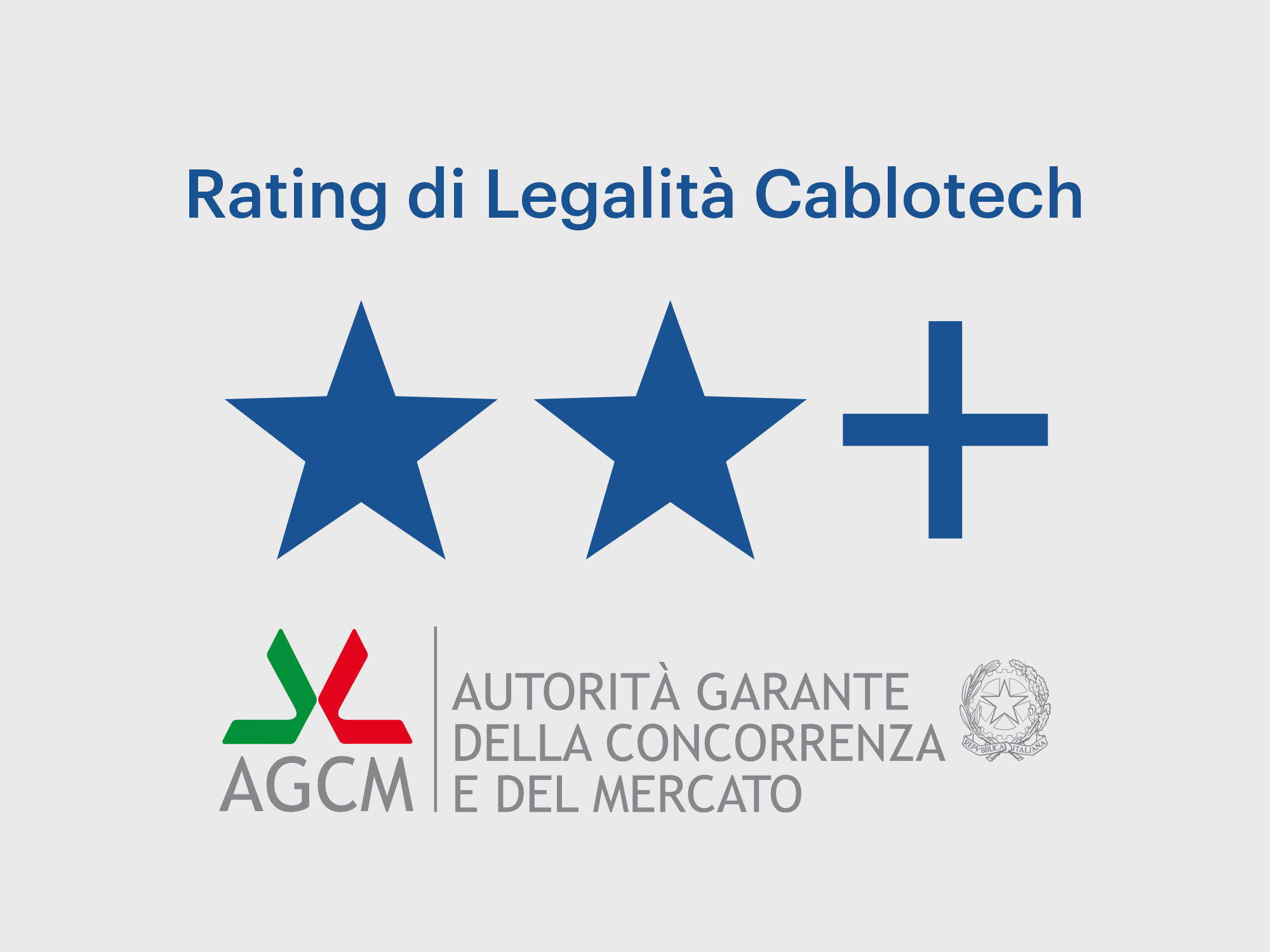 Rating Legalità Cablotech 2025